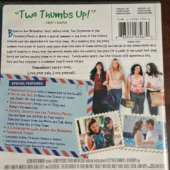 The Sisterhood Of The Travelling Pants DVD - Picture 3 of 4